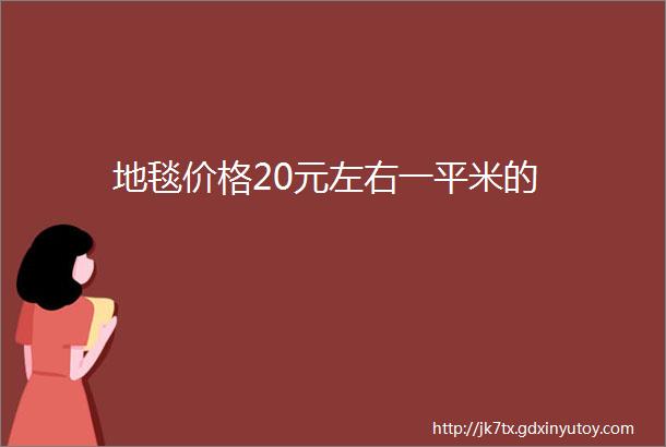 地毯价格20元左右一平米的